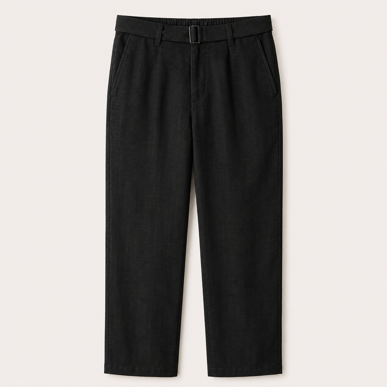 Pantalon Homme en Lin d'export Blanc