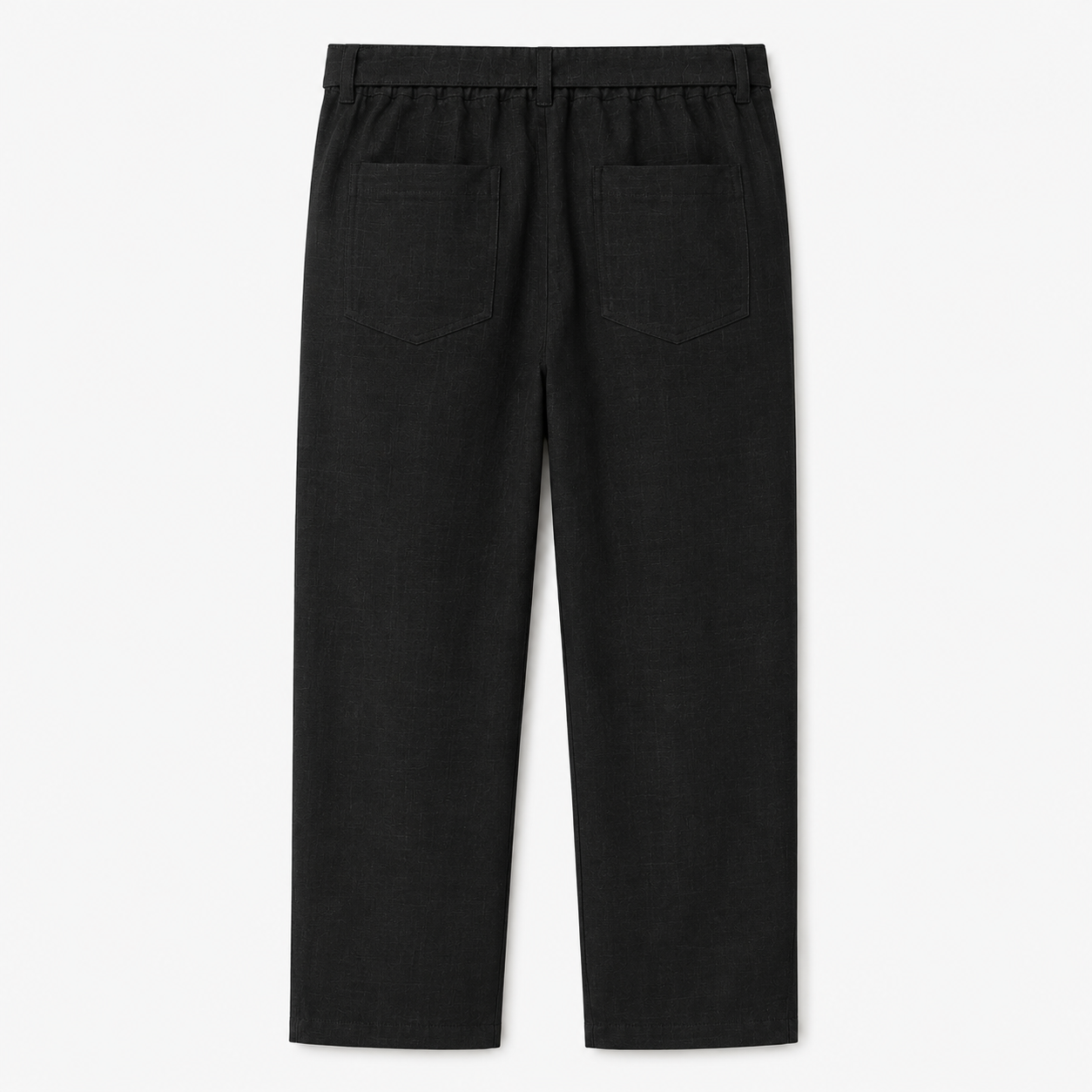 Pantalon Homme en Lin d'export Blanc