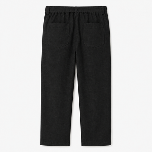 Pantalon Homme en Lin d'export Blanc